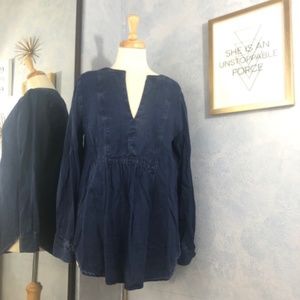 ► 5/$25 ◄ LOFT Softened Denim Top